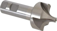 Interstate - 5/8" Radius, 1-15/16" Mill Diam, 4 Flute Cobalt Corner Rounding End Mill - Single End, Uncoated, 4-1/4" OAL, 1" Shank Diam - USA Tool & Supply