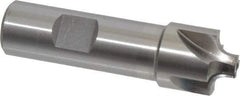Interstate - 3/16" Radius, 7/8" Mill Diam, 4 Flute Cobalt Corner Rounding End Mill - Single End, Uncoated, 3-1/8" OAL, 3/4" Shank Diam - USA Tool & Supply