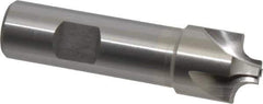 Interstate - 7/32" Radius, 7/8" Mill Diam, 4 Flute Cobalt Corner Rounding End Mill - Single End, Uncoated, 3-1/4" OAL, 3/4" Shank Diam - USA Tool & Supply