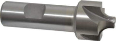 Interstate - 19/64" Radius, 1-1/8" Mill Diam, 4 Flute Cobalt Corner Rounding End Mill - Single End, Uncoated, 3-1/4" OAL, 3/4" Shank Diam - USA Tool & Supply