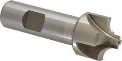 Interstate - 5/16" Radius, 1-1/8" Mill Diam, 4 Flute Cobalt Corner Rounding End Mill - Single End, Uncoated, 3-1/4" OAL, 3/4" Shank Diam - USA Tool & Supply