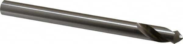 Interstate - 1/2" Body Diam, 90°, 6" OAL, High Speed Steel Spotting Drill - USA Tool & Supply