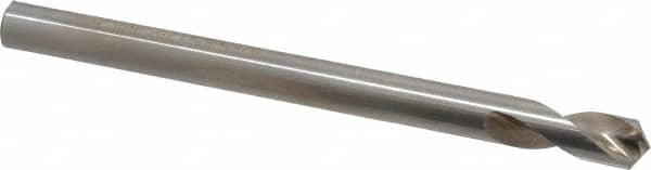 Interstate - 3/8" Body Diam, 120°, 5" OAL, High Speed Steel Spotting Drill - USA Tool & Supply