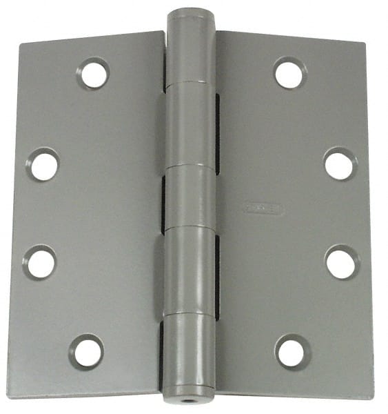 Stanley - 4-1/2" Long x 4-1/2" Wide Steel Concealed Ball Bearing Commercial Hinge - USA Tool & Supply