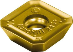 Sandvik Coromant - R24512T3 PL Grade S40T Carbide Milling Insert - TiCN/Al2O3/TiN Finish, 5/32" Thick, 13.4mm Inscribed Circle, 1.5mm Corner Radius - USA Tool & Supply