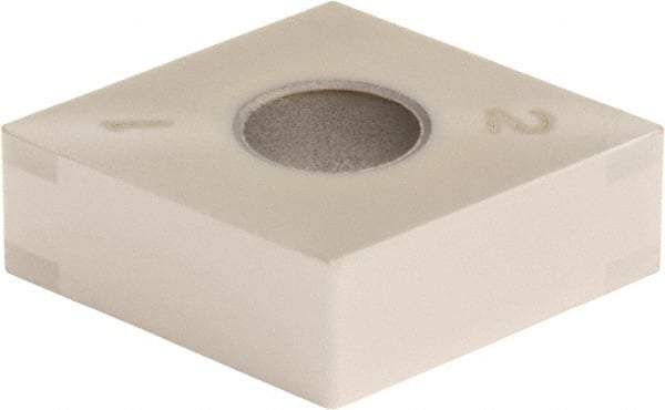 Sumitomo - 4NC-CNGA431 Grade BNC500 PCBN Turning Insert - 80° Diamond, 1/2" Inscr Circle, 3/16" Thick, 1/64" Corner Radius - USA Tool & Supply