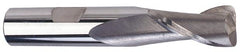 Corner Radius End Mill: 5/16″ Dia, 13/16″ LOC, 0.02″ Radius, 2 Flutes, Solid Carbide 2-1/2″ OAL, 5/16″ Shank Dia, 30 ° Helix, Bright/Uncoated, Corner Radius End, Centercutting, Series 3CR