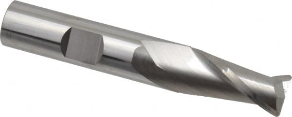 SGS - 1/2" Diam 2 Flute Solid Carbide 0.045" Corner Radius End Mill - USA Tool & Supply