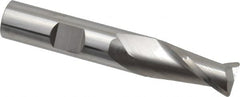 SGS - 1/2" Diam 2 Flute Solid Carbide 0.045" Corner Radius End Mill - USA Tool & Supply