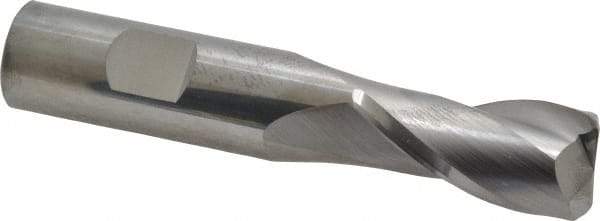 SGS - 3/4", 2 Flute, Single End, Solid Carbide, 1/8" Corner Radius End Mill - 4" OAL, 30° Helix, Right Hand Flute, 1-1/2" LOC, Right Hand Cut - USA Tool & Supply