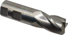 SGS - 1", 4 Flute, Single End, Solid Carbide, 1/8" Corner Radius End Mill - 4" OAL, 30° Helix, Right Hand Flute, 1-1/2" LOC, Right Hand Cut - USA Tool & Supply