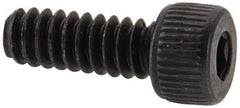 Value Collection - #6-32 UNC Hex Socket Drive, Socket Cap Screw - Alloy Steel, Black Oxide Finish, Fully Threaded, 3/8" Length Under Head - USA Tool & Supply