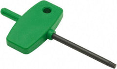 Parlec - T15 Torx Drive, Insert Key for Indexable Boring Head - Compatible with Insert Screws - USA Tool & Supply