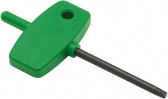 Parlec - T6 Torx Drive, Insert Key for Indexable Boring Bars and Boring Head - Compatible with Insert Screws - USA Tool & Supply