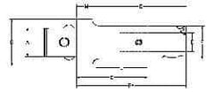 Parlec - PC3 Inside, PC2 Outside Modular Connection, Boring Head Shank Reducer - 1.36 Inch Projection, 0.945 Inch Nose Diameter - Exact Industrial Supply