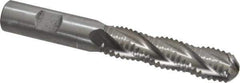 Interstate - 5/8" Diam, Coarse Pitch, 2-1/2" LOC, 4 Flute Cobalt Roughing Ball End Mill - Uncoated, 4-5/8" OAL, 5/8" Shank Diam, Single End - USA Tool & Supply