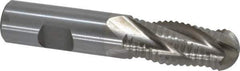 Interstate - 3/4" Diam, Coarse Pitch, 1-3/4" LOC, 4 Flute Cobalt Roughing Ball End Mill - Uncoated, 4" OAL, 3/4" Shank Diam, Single End - USA Tool & Supply