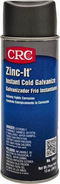 CRC - 16 oz Zinc Cold Galvanizing Compound - Comes in Aerosol - USA Tool & Supply