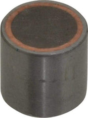 Mag-Mate - 10-32 Thread, 1/2" Diam, 1/2" High, 8 Lb Average Pull Force, Neodymium Rare Earth Pot Magnet - 0.15" Deep Tapped Hole, Steel Pot, Uninsulated - USA Tool & Supply