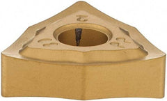 Iscar - WNMG432 PP Grade IC9250 Carbide Turning Insert - TiCN/Al2O3/TiN Finish, 80° Trigon, 1/2" Inscr Circle, 3/16" Thick, 1/32" Corner Radius - USA Tool & Supply