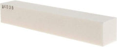 Made in USA - 150 Grit Aluminum Oxide Rectangular Dressing Stick - 6 x 1 x 1, Very Fine Grade, Vitrified Bond - USA Tool & Supply