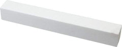 Made in USA - 150 Grit Aluminum Oxide Rectangular Dressing Stick - 8 x 1 x 1, Very Fine Grade, Vitrified Bond - USA Tool & Supply