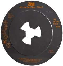 3M - Abrasive Disc Face Plate - 8,500 RPM - USA Tool & Supply
