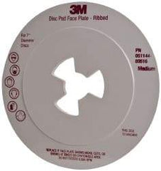 3M - Abrasive Disc Face Plate - 8,500 RPM - USA Tool & Supply