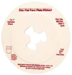 3M - Abrasive Disc Face Plate - 8,500 RPM - USA Tool & Supply