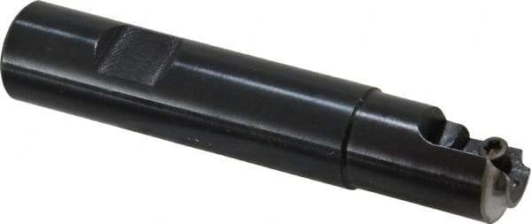 Cutting Tool Technologies - 0.12 to 0.12 Inch Cutting Radius, 3/4 Inch Cutter Diameter, 1 Style CV 12 Insert, 3/4 Inch Shank Diameter, Indexable Concave Radius Cutter - 4 Inch Overall Length, Through Coolant - USA Tool & Supply