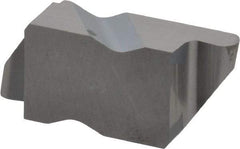 Kennametal - 4062NR Grade K68, 3.18mm Cutting Width Carbide Grooving Insert - 3.81mm Max Depth of Cut, Right Hand, 1.59mm Corner Radius, Uncoated - USA Tool & Supply