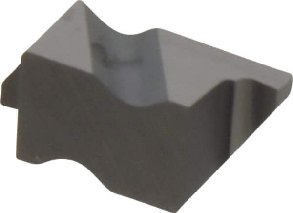 Kennametal - 2047NG Grade K68, 1.19mm Cutting Width Carbide Grooving Insert - 1.27mm Max Depth of Cut, Right Hand, 0.09mm Corner Radius, Uncoated - USA Tool & Supply