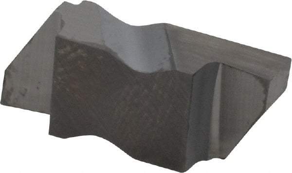 Kennametal - 3125NG Grade K68, 3.18mm Cutting Width Carbide Grooving Insert - 3.81mm Max Depth of Cut, Right Hand, 0.19mm Corner Radius, Uncoated - USA Tool & Supply