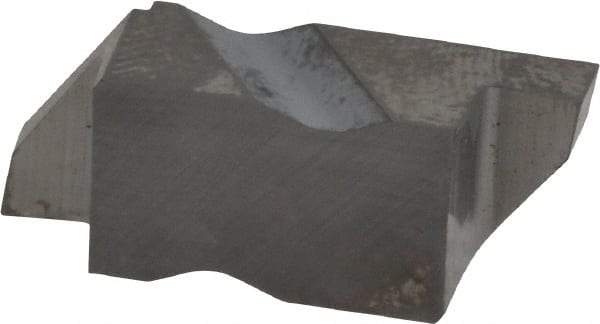 Kennametal - 4125NG Grade K68, 3.18mm Cutting Width Carbide Grooving Insert - 3.81mm Max Depth of Cut, Right Hand, 0.19mm Corner Radius, Uncoated - USA Tool & Supply