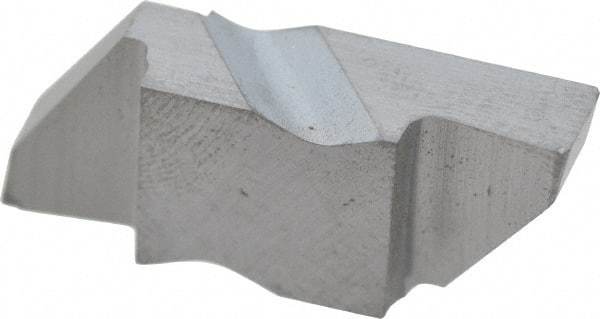 Kennametal - 4189NG Grade K68, 4.8mm Cutting Width Carbide Grooving Insert - 6.35mm Max Depth of Cut, Right Hand, 0.57mm Corner Radius, Uncoated - USA Tool & Supply