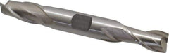 Interstate - 15/32", 13/16" LOC, 1/2" Shank Diam, 3-3/4" OAL, 2 Flute, Cobalt Square End Mill - Double End, Uncoated, Spiral Flute, Centercutting, Right Hand Cut, Right Hand Flute - USA Tool & Supply