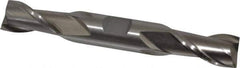 Interstate - 5/8", 1-1/8" LOC, 5/8" Shank Diam, 4-1/2" OAL, 2 Flute, Cobalt Square End Mill - Double End, Uncoated, Spiral Flute, Centercutting, Right Hand Cut, Right Hand Flute - USA Tool & Supply