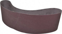 3M - 6" Wide x 48" OAL, 120 Grit, Aluminum Oxide Abrasive Belt - Aluminum Oxide, Fine, Coated, X Weighted Cloth Backing, Series 241D - USA Tool & Supply