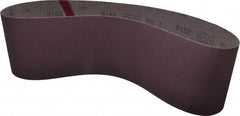 3M - 6" Wide x 48" OAL, 150 Grit, Aluminum Oxide Abrasive Belt - Aluminum Oxide, Very Fine, Coated, X Weighted Cloth Backing, Series 241D - USA Tool & Supply