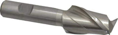 Interstate - 1", 1-5/8" LOC, 5/8" Shank Diam, 4-1/8" OAL, 2 Flute, Cobalt Square End Mill - Single End, Uncoated, Spiral Flute, Centercutting, Right Hand Cut, Right Hand Flute - USA Tool & Supply