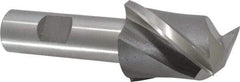 Interstate - 1-7/16", 1-5/8" LOC, 3/4" Shank Diam, 3-7/8" OAL, 2 Flute, Cobalt Square End Mill - Single End, Uncoated, Spiral Flute, Centercutting, Right Hand Cut, Right Hand Flute - USA Tool & Supply