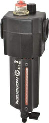 Norgren - 1/2" NPT, 250 Max psi Standard Micro Fog Lubricator - Metal Bowl with Sight Glass, Aluminum Body, 138 CFM, 175°F Max Temp, 3.15" Wide x 9.07" High - USA Tool & Supply
