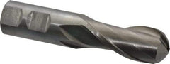 Interstate - 7/8" Diam, 2" LOC, 2 Flute Cobalt Ball End Mill - Uncoated, Single End, 4-1/4" OAL, 7/8" Shank Diam, Spiral Flute - USA Tool & Supply