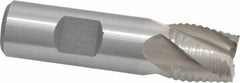 Interstate - 3/4" Diam, Coarse Pitch, 3/4" LOC, 4 Flute Cobalt Roughing Square End Mill - Uncoated, 3" OAL, 3/4" Shank Diam, Single End - USA Tool & Supply