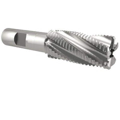 Interstate - 1" Diam, Coarse Pitch, 2" LOC, 5 Flute Cobalt Roughing Square End Mill - Uncoated, 4-1/4" OAL, 3/4" Shank Diam, Single End - USA Tool & Supply