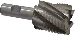 Interstate - 1-3/4" Diam, Coarse Pitch, 2" LOC, 6 Flute Cobalt Roughing Square End Mill - Uncoated, 4-1/4" OAL, 3/4" Shank Diam, Single End - USA Tool & Supply