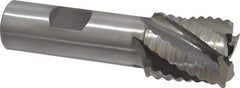 Interstate - 1" Diam, Coarse Pitch, 1-1/8" LOC, 5 Flute Cobalt Roughing Square End Mill - Uncoated, 3-3/8" OAL, 3/4" Shank Diam, Single End - USA Tool & Supply
