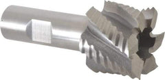 Interstate - 1-1/2" Diam, Coarse Pitch, 1-1/8" LOC, 6 Flute Cobalt Roughing Square End Mill - Uncoated, 3-3/8" OAL, 3/4" Shank Diam, Single End - USA Tool & Supply