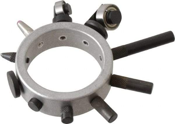 SPI - 10 Piece, #4-48 Inch Thread, 0.06 (Steel Ball Tip) Inch Ball Diameter Ruby and Steel, Drop Indicator Contact Point Set and Kit - Use With Dial Indicators - USA Tool & Supply