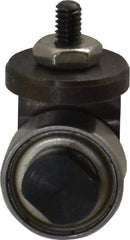 SPI - #4-48, 1/2" Ball Diam, Steel Roller Contact Point - 1/2" Contact Point Length, Use with Dial Indicators - USA Tool & Supply